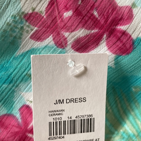 CATO Romper, size 14, zipper green white quarter sleeve underlay short - Picture 7 of 9